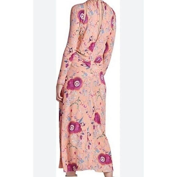 Isabel Marant Jadessi floral halter cutout midi dress sz 38 US 6 $1280 - Picture 3 of 10